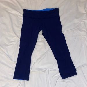 Lululemon cropped reversible leggings